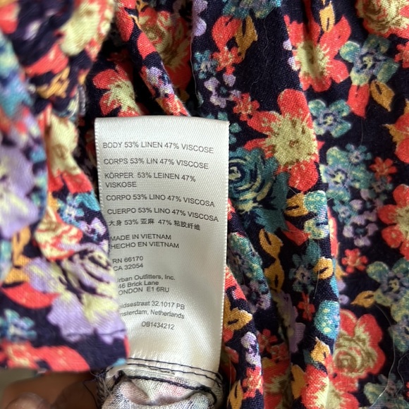 Free People Show Me Love Navy Romper - Picture 8 of 9